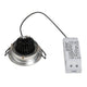 New Tria LED Downlight Round Downlight Alu-Gebürstet 6W 3000K mit Treiber und Kühlsystem.