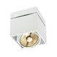Kardamod Surface Square ES111 Single Deckenleuchte Eckig Weiß in elegantem Design, schwenkbarer Lampenhalter inklusive.