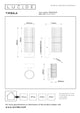 Timbala 2-light outdoor wall spotlight with motion sensor IP44 (4)