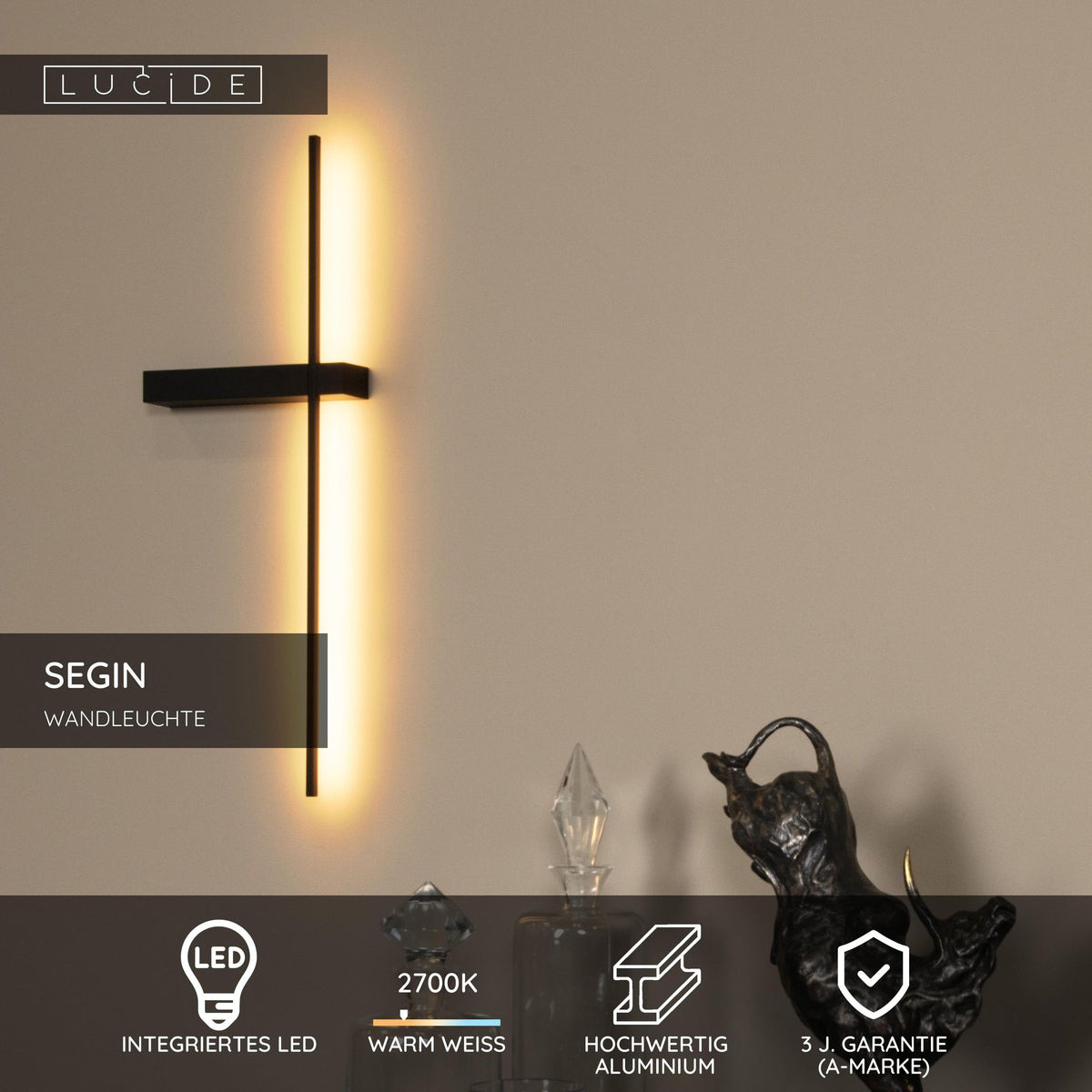 LED-Wandleuchte Segin Länge 60cm mit indirektem Licht (5)