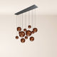 s.luce Orb matsalslampa 12-ljus 160cm 2-radig