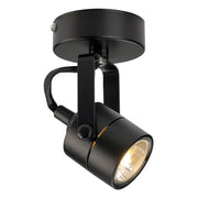 Spot 79 230V Wand- und Deckenleuchte schwarz GU10 max. 50W, puristischer schwarzer Hochvoltstrahler