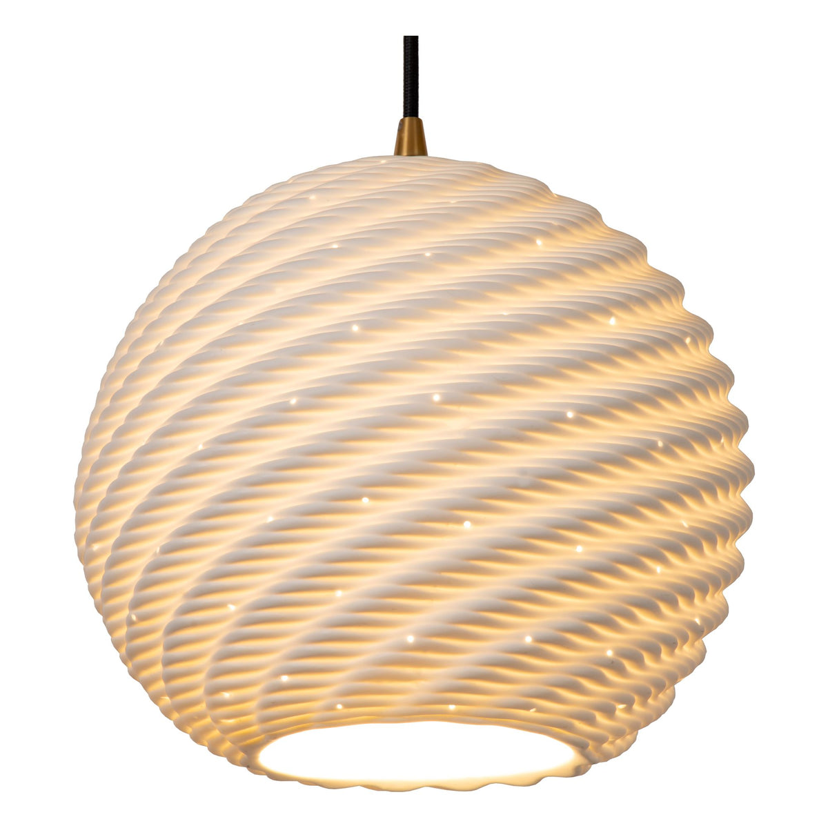 Hanglamp Bina porselein wit 25 cm (3)