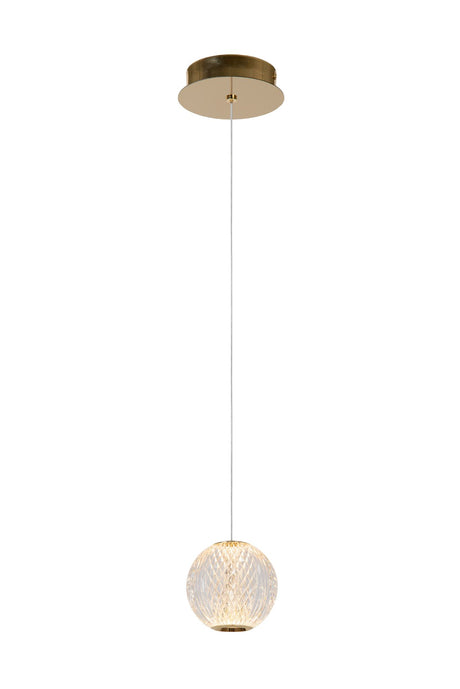 LED-Pendelleuchte Cintra 2700K Transparent, Gold (2)