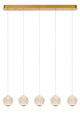 LED-pendant lamp Cintra 5-light dimmable rectangular (2)