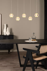 LED-Lampa wisząca Cintra 5-punktowa ściemnialna prostokątna (1)