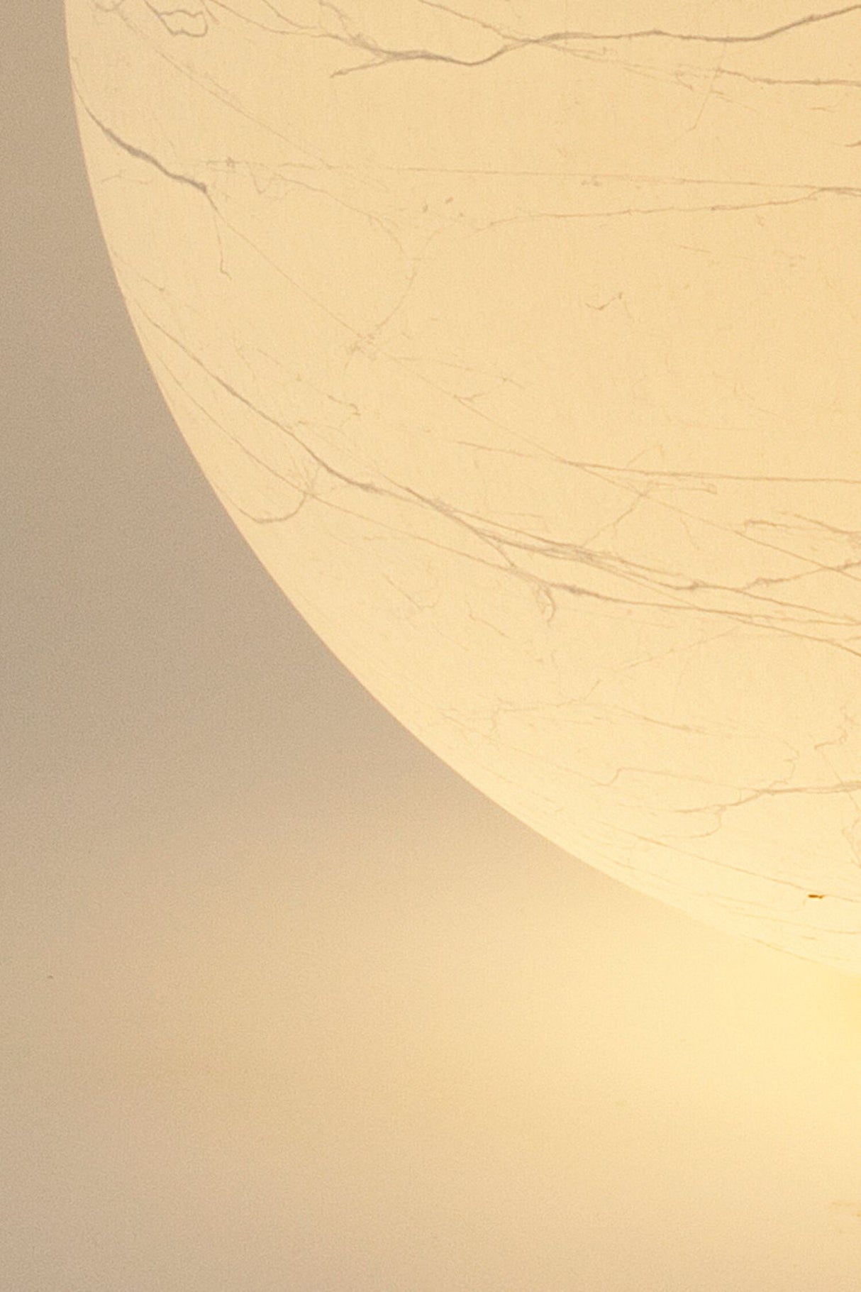 Bodenleuchte Moon Mega Kunststoff Rund 60 cm Weiß