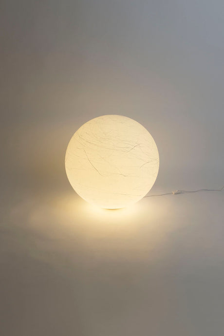 Bordlampe Moon Medium plast rund Ø 30 cm hvit (1)