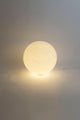 Tischlampe Moon Medium Kunststoff Rund Ø 30cm Weiß