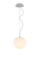 Hängelampe Moon Piccolo Kunststoff Rund Ø 20cm Weiß