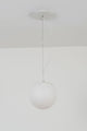 Hängelampe Moon Piccolo Kunststoff Rund Ø 20cm Weiß