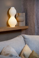 Lampe de table Momoro en porcelaine 40,2cm blanc (1)