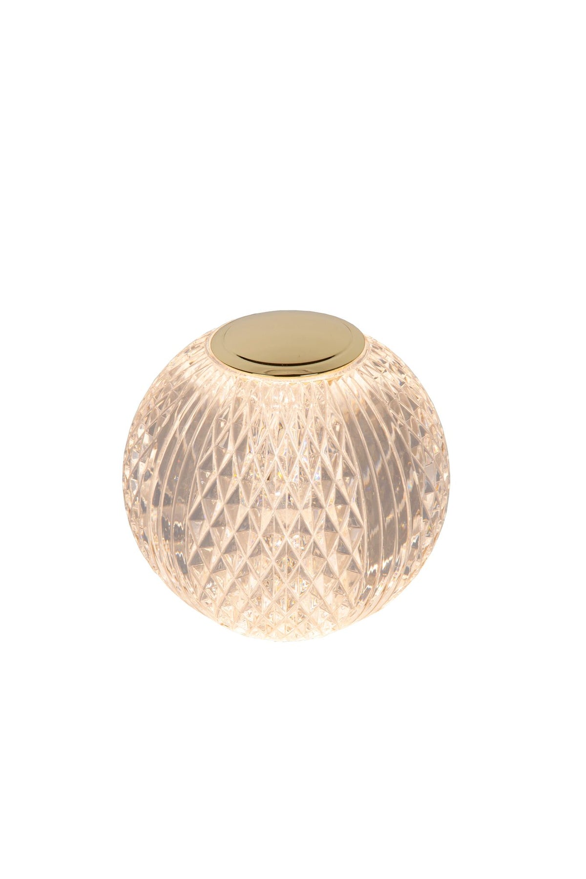 LED-Tischlampe Cintra mit Akku und Touchdimmer Ø 9cm Transparent (2)