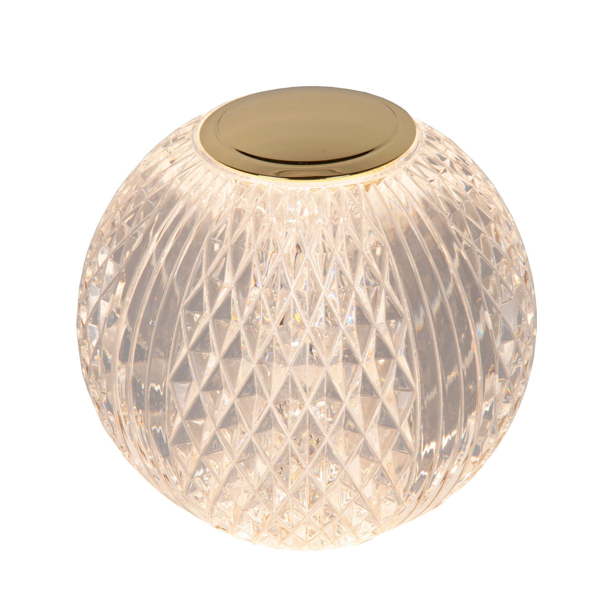 LED-Tischlampe Cintra mit Akku und Touchdimmer Ø 9cm Transparent (5)