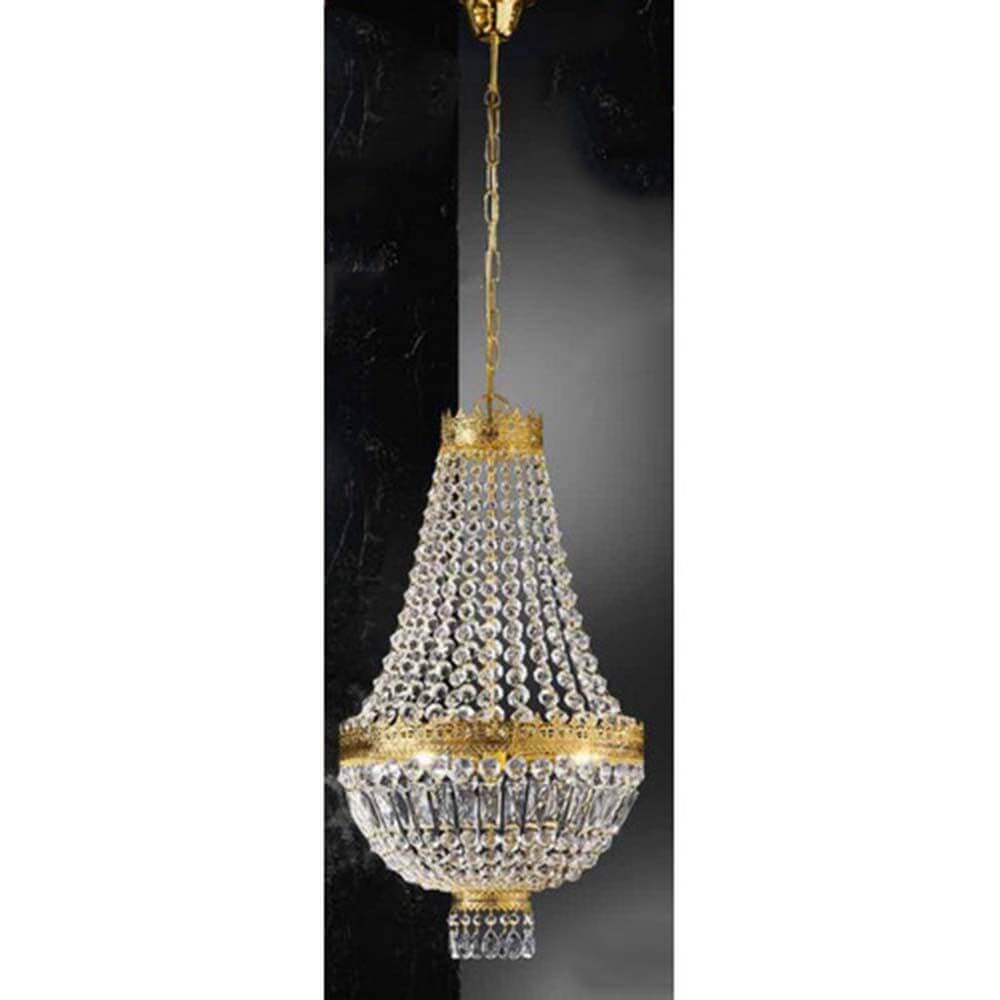 Cupole Nickel Pendant lampe 3-Flame Nickel Glossy Ø 40cm