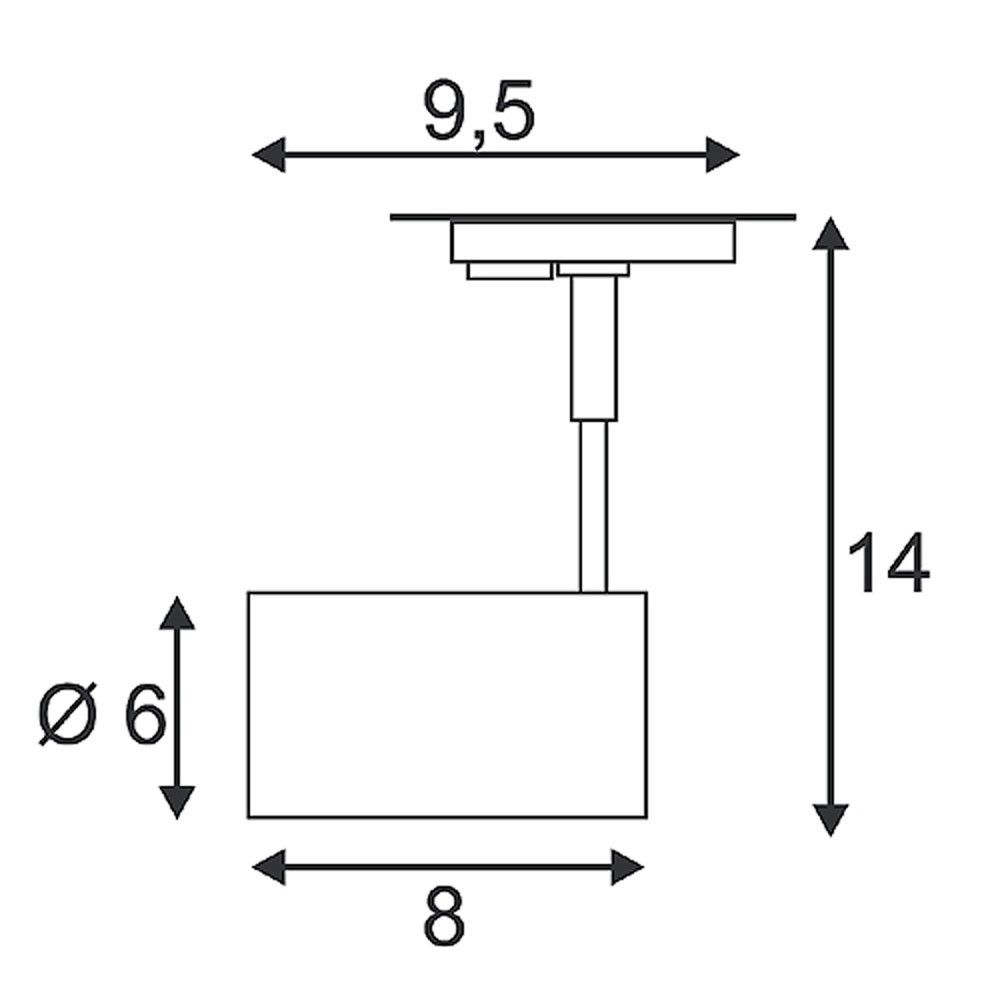 BIMA II verlichtingskop Zwart 2xGu10 Max. 50W inclusief 1P.