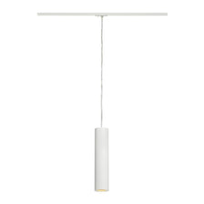 Enola B Pendelleuchte PD-1 weiß GU10 max. 50W inkl. 1P.-Adapter, puristische 1Phasen Pendelleuchte