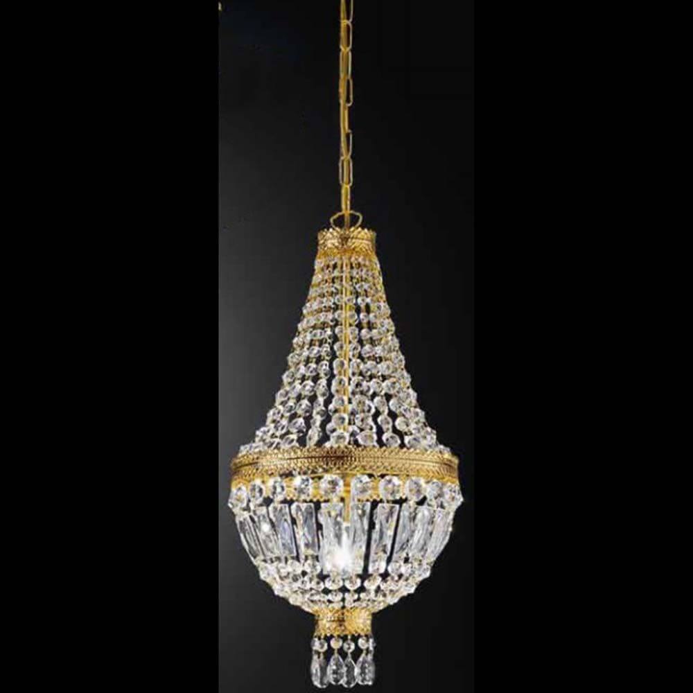 Cupola Gold Pendelleuchteleuchte 24 Karat verGoldet Ø 30cm