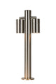 LED-Pollerleuchte Arne 2-flammig IP44 Chrom (3)