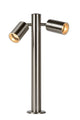 LED-Pollerleuchte Arne 2-flammig IP44 Chrom (4)