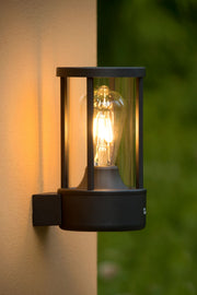 Buitenwandlamp Lori met schemersensor IP44 Antraciet (1)