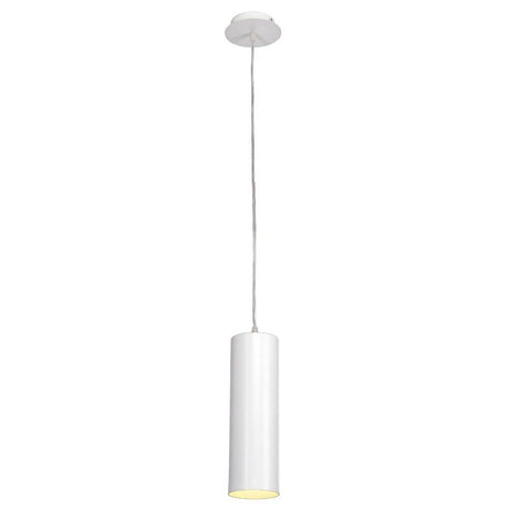 Enola Pendelleuchte rund weiß E27 max. 60W, moderne Aluminium-Pendelleuchte für stilvolle Beleuchtung.
