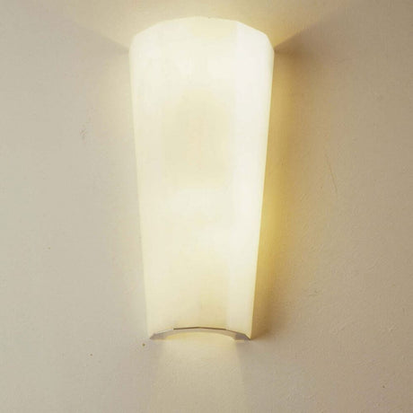 Vegglampe med 2 lyskilder Kyra alabaster naturhvit 