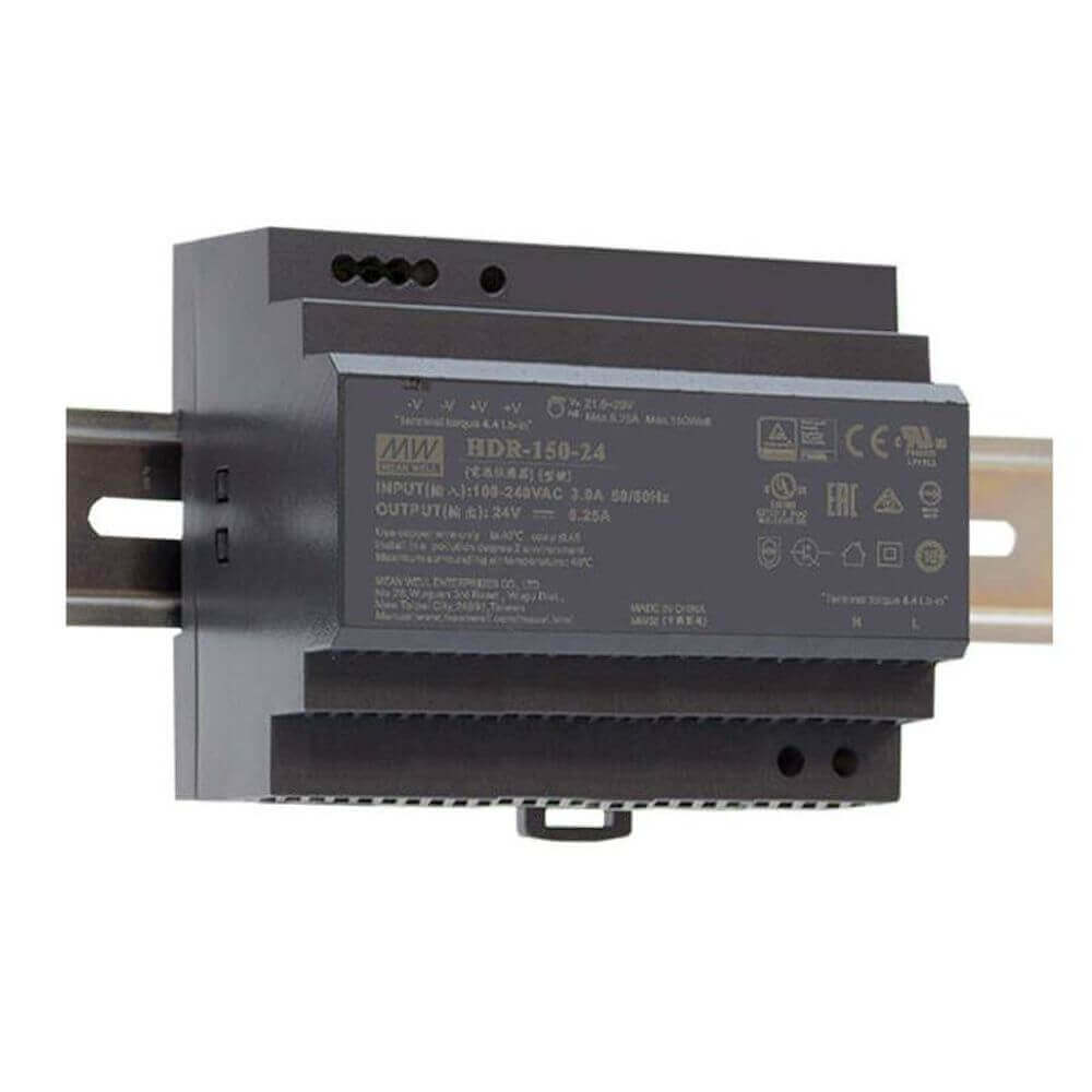 150W Netzteil für Hutschiene 24V IP20