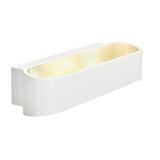ASSO LED 300 Wandleuchte Oval in Weiß mit warmweißem Licht, ideal für blendfreie Beleuchtung von Räumen.