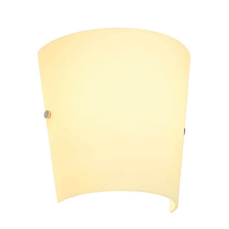 BASKET wall light E27 max. 60W glass with satin-finished glass shade in a classically elegant design.