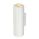 Enola B Up & Down Wandleuchte weiß 2xGU10 max. 50W - moderne und elegante Wandbeleuchtung aus Aluminium.
