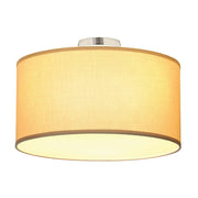 Soprana Deckenleuchte CL-1 rund beiges Textil E27 max. 3x60W, moderne Deckenlampe