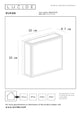 Dukan 2-light outdoor ceiling light IP65 Black (5)