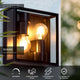 Dukan 2-light outdoor ceiling light IP65 Black (4)