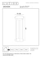 LED-bollard light Jackson solar-powered with motion sensor IP65 Black (4)