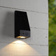 LED-Irwin solar-powered outdoor wall light IP54 with motion sensor Black (1)
