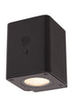 Ramin outdoor wall light, solar-powered with motion sensor, IP54, black (2)