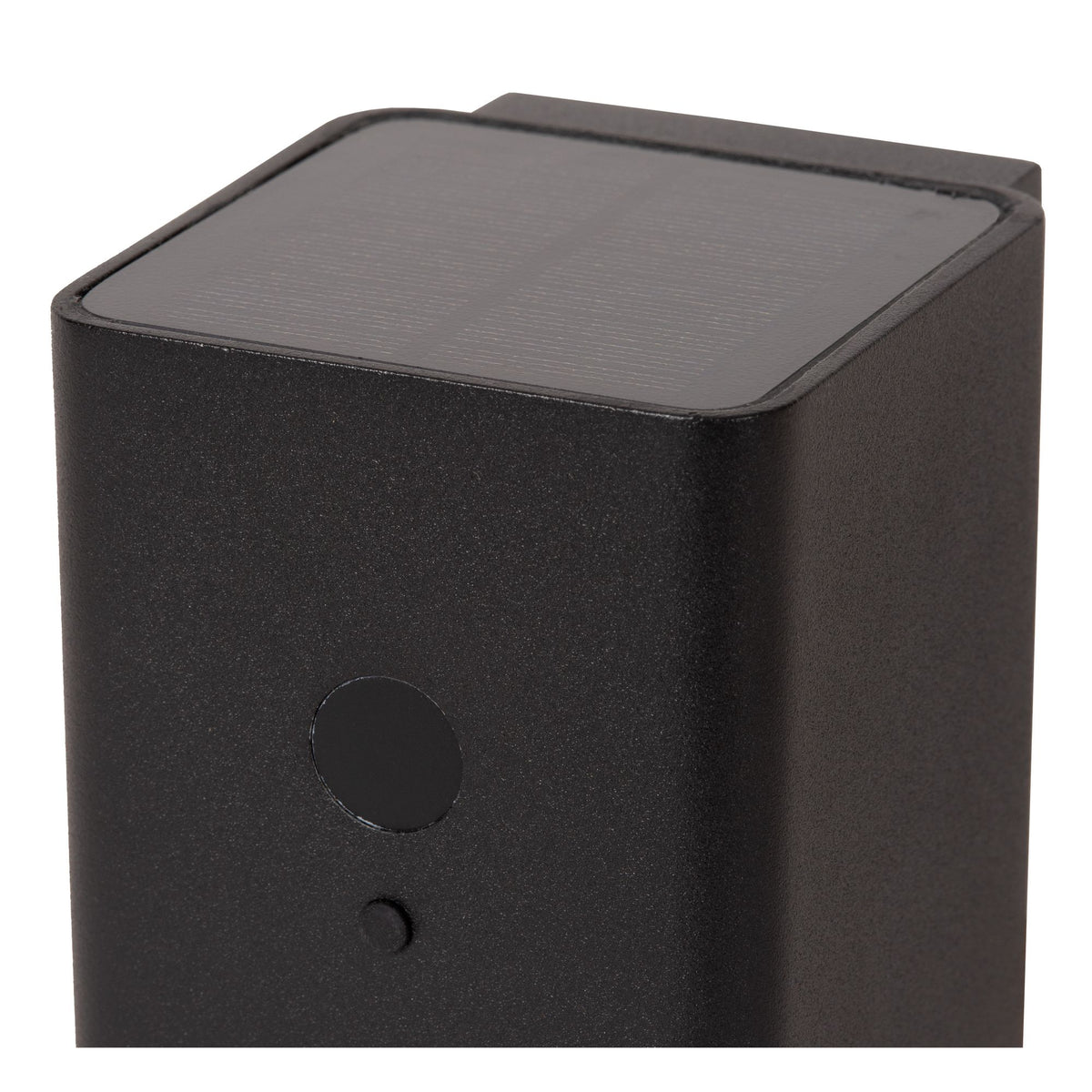 Ramin outdoor wall light, solar-powered with motion sensor, IP54, black (3)