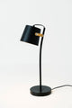 Lampada da tavolo Esperto con paralume rotondo 14x20 cm oro 