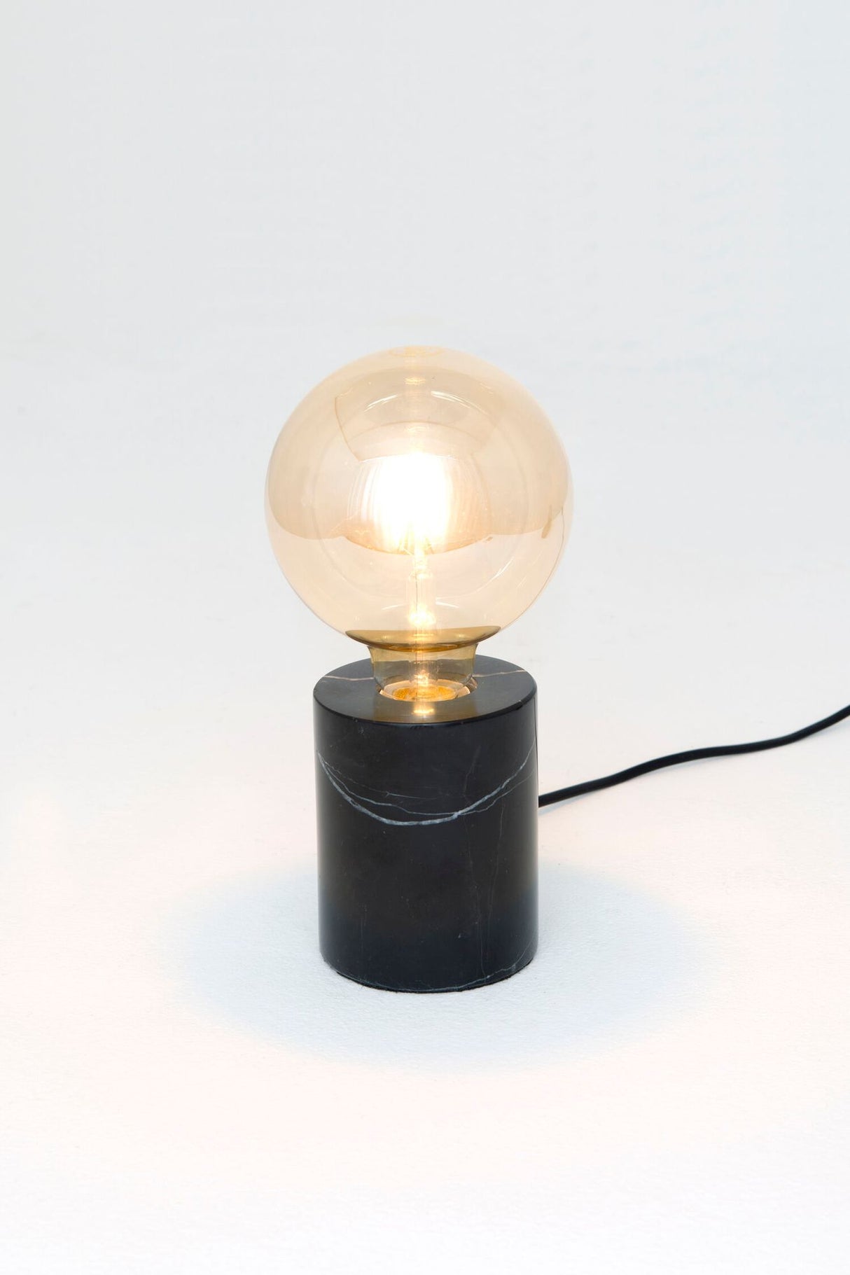 Tischlampe Il Fanale Piccolo Marmor Schwarz