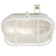 Skot outdoor wall light white - classic luminaire for outdoor use, ideal for garages and entrance areas.