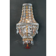 Golden Dream Wandleuchte 28cm mit funkelnden Kristallen und eleganter Form.