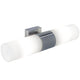 Tangens Wandleuchte Chrom, doppelte Badezimmerleuchte in schönem, schlichtem Design von Nordlux.