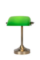 Schreibtischlampe Banker schwenkbar mit Glasschirm (1)