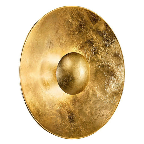 Aura Sol Gold vegg- og taklampe Ø 60 cm i elegant gull-look for stilfull rominnredning.