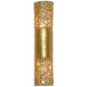 Wandleuchte 2-flammig Amazone Eisen Gold mit einzigartigem Design und warmem Licht.