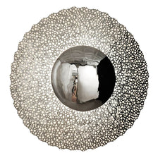 Wandleuchte 2-flammig Utopistico Circa Eisen Silber mit einzigartigem Design und glänzender Oberfläche