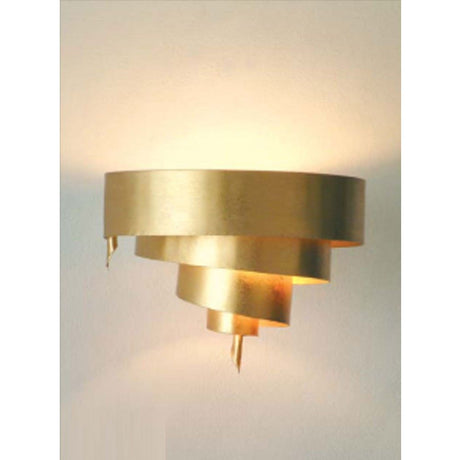 Right Banderole Wall Light Iron Gold - stylish gold wall light with a spiral design, ideal for modern interiors.