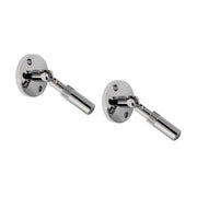 Wall mount for low-voltage cable system chrome, 2 pcs. 10 cm, flexible set for low-voltage cable system.