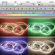 RGBW LED-Strip 24V 5m in verschiedenen Farben, SMD 5050, 12mm breit, einfache Montage mit 3M Klebeband.